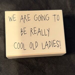 Inspirational Quote Block - Cream